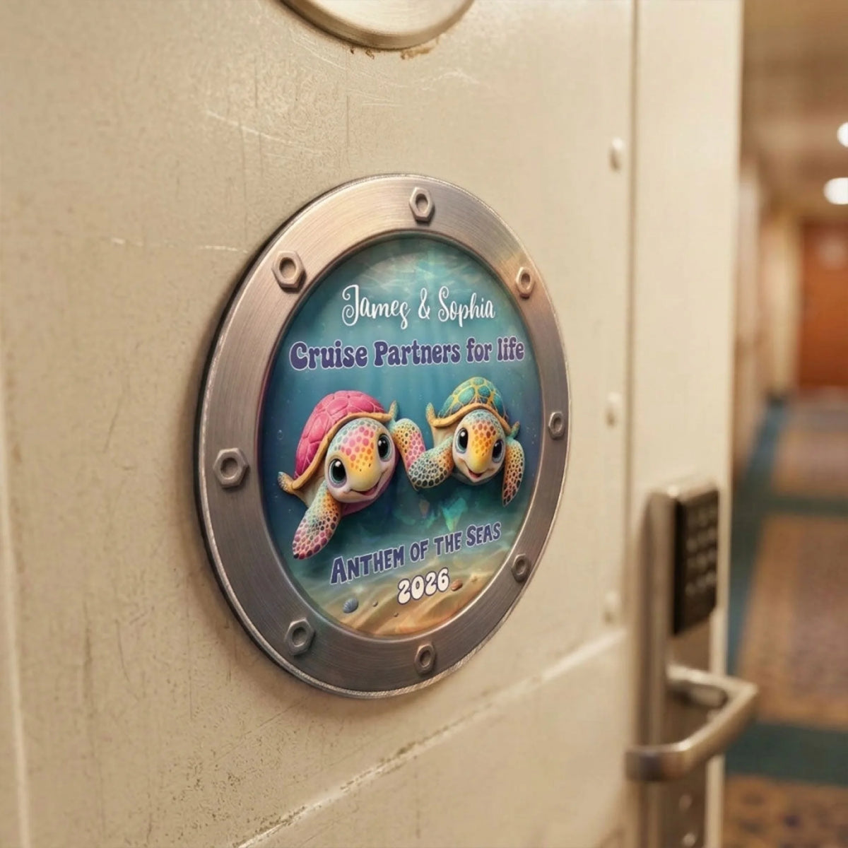 Happy Sailing Turtle Couple Personalized Cruise Ship_yythk (4)