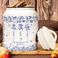 If Besties Were Flowers I'd Pick You - Toile De Jouy Birth Flower - Personalized Cookie Jar
