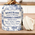 Grandma's Cookies Toile de Jouy Style - Personalized Cookie Jar